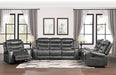 Homelegance Furniture Putnam Power Reclining Chair in Gray 9405GY-1PW - LasVegasFurnitureOnline.com