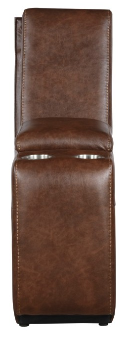 Homelegance Furniture Putnam Console with Receptacles and USB Port in Brown 9405BR-CN - LasVegasFurnitureOnline.com