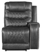 Homelegance Furniture Putnam Power Right Side Reclining Chair with USB Port in Gray 9405GY-RRPW - LasVegasFurnitureOnline.com