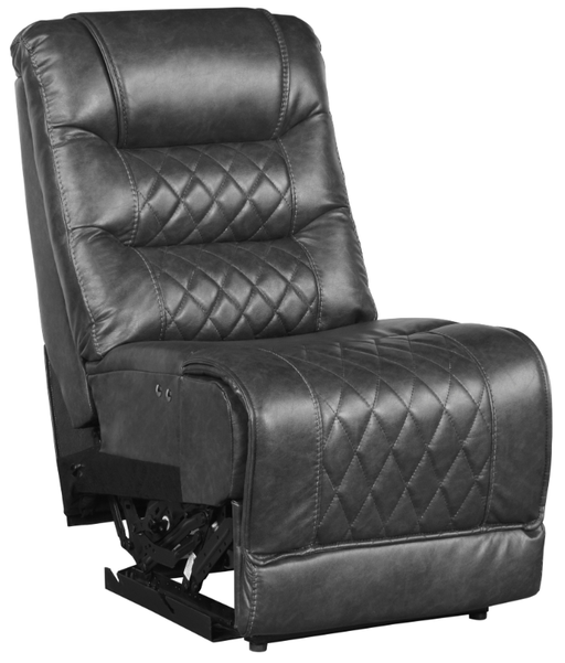 Homelegance Furniture Putnam Power Armless Reclining Chair in Gray 9405GY-ARPW - LasVegasFurnitureOnline.com