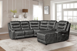 Homelegance Furniture Putnam Corner Seat in Gray 9405GY-CR - LasVegasFurnitureOnline.com