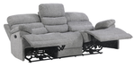 Homelegance Furniture Sherbrook Double Reclining Sofa in Gray - LasVegasFurnitureOnline.com
