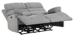 Homelegance Furniture Sherbrook Double Reclining Loveseat in Gray - LasVegasFurnitureOnline.com