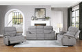 Homelegance Furniture Sherbrook Double Reclining Sofa in Gray - LasVegasFurnitureOnline.com
