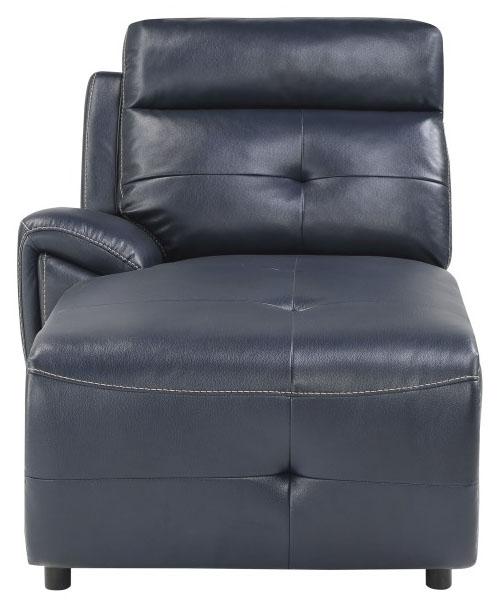Homelegance Furniture Avenue Left Side Chaise in Navy 9469NVB-LC - LasVegasFurnitureOnline.com