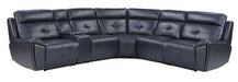 Homelegance Furniture Avenue Corner Seat in Navy 9469NVB-CR - LasVegasFurnitureOnline.com