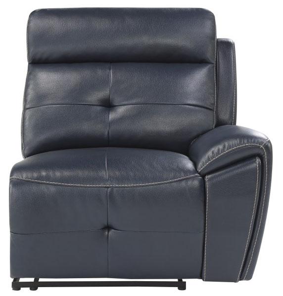 Homelegance Furniture Avenue Right Side Reclining Chair in Navy 9469NVB-RR - LasVegasFurnitureOnline.com