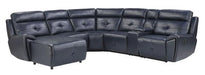 Homelegance Furniture Avenue Left Side Chaise in Navy 9469NVB-LC - LasVegasFurnitureOnline.com