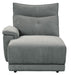 Homelegance Furniture Tesoro Left Side Chaise in Dark Gray 9509DG-5L - LasVegasFurnitureOnline.com