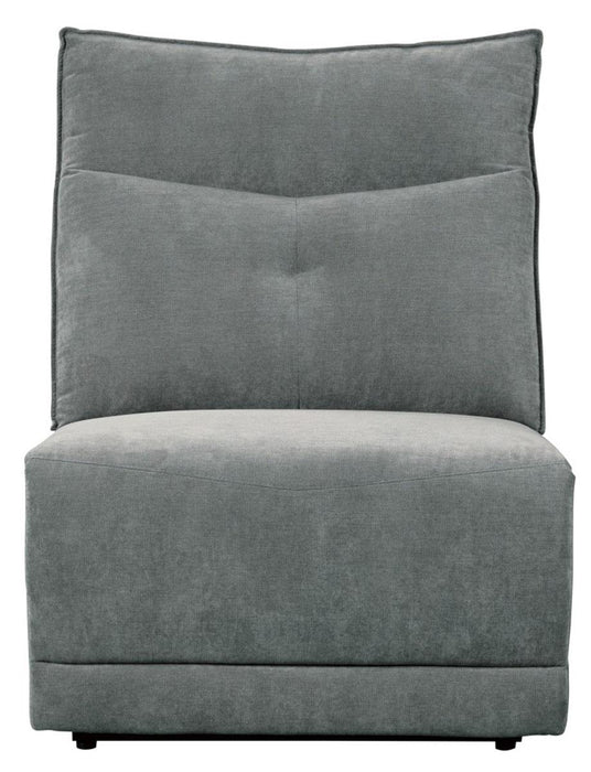 Homelegance Furniture Tesoro Armless Reclining Chair in Dark Gray 9509DG-AR - LasVegasFurnitureOnline.com