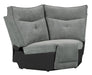 Homelegance Furniture Tesoro Corner Seat in Dark Gray 9509DG-CR - LasVegasFurnitureOnline.com
