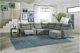 Homelegance Furniture Tesoro Corner Seat in Dark Gray 9509DG-CR - LasVegasFurnitureOnline.com