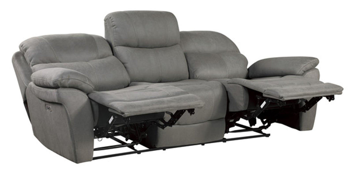 Homelegance Furniture Longvale Double Reclining Sofa with Power Headrests - LasVegasFurnitureOnline.com