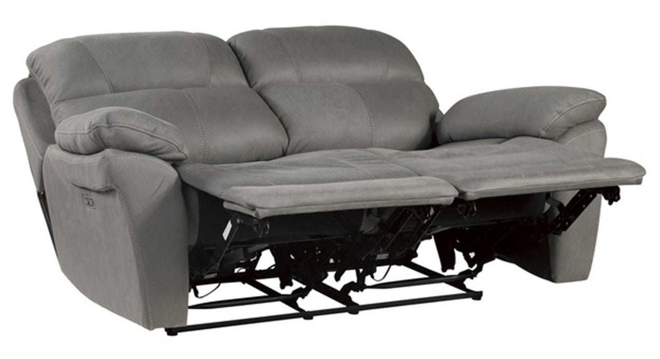 Homelegance Furniture Longvale Double Reclining Loveseat with Power Headrests