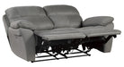 Homelegance Furniture Longvale Double Reclining Loveseat with Power Headrests - LasVegasFurnitureOnline.com