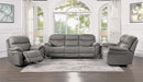 Homelegance Furniture Longvale Double Reclining Loveseat with Power Headrests - LasVegasFurnitureOnline.com