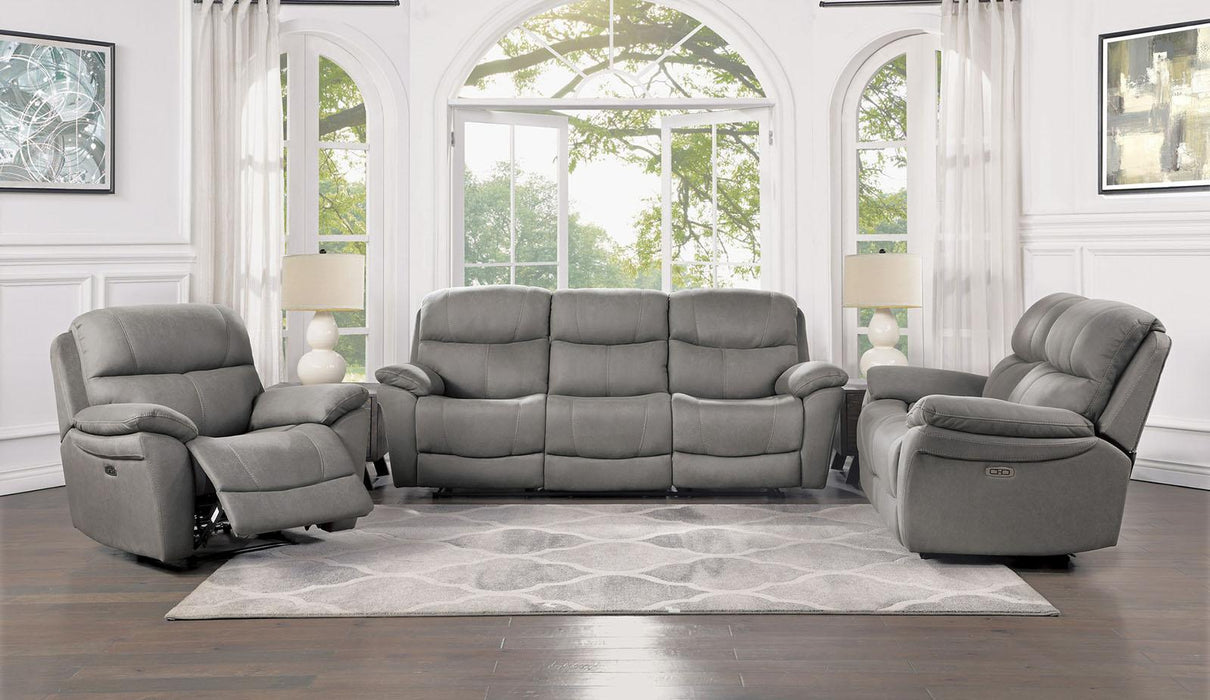 Homelegance Furniture Longvale Double Reclining Sofa with Power Headrests - LasVegasFurnitureOnline.com
