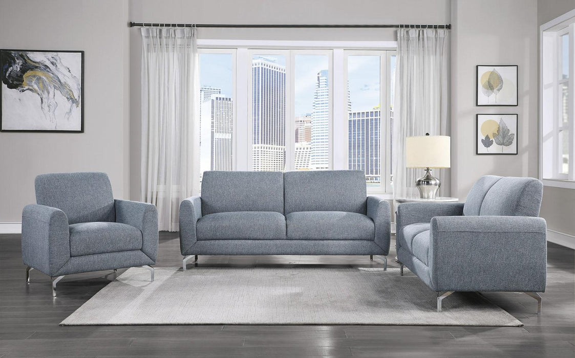 Homelegance Furniture Venture Sofa in Blue - LasVegasFurnitureOnline.com