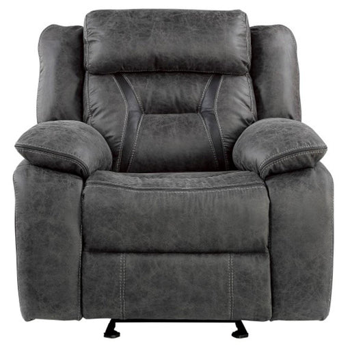 Homelegance Furniture Madrona Hill Glider Reclining Chair in Gray 9989GY-1 - LasVegasFurnitureOnline.com