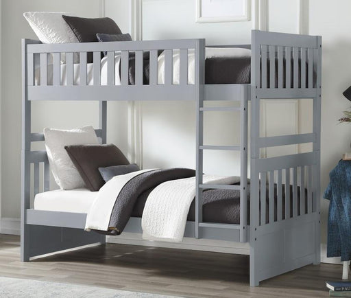 Orion Twin/Twin Bunk Bed in Gray B2063-1 - LasVegasFurnitureOnline.com