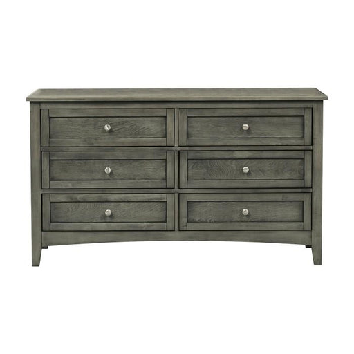 Garcia 6 Drawer Dresser in Gray 2046-5 - LasVegasFurnitureOnline.com