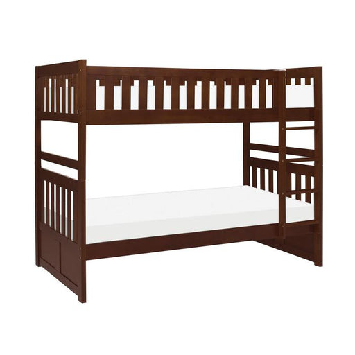 Rowe Twin/Twin Bunk Bed in Dark Cherry B2013DC-1 - LasVegasFurnitureOnline.com