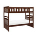 Rowe Twin/Twin Bunk Bed in Dark Cherry B2013DC-1 - LasVegasFurnitureOnline.com