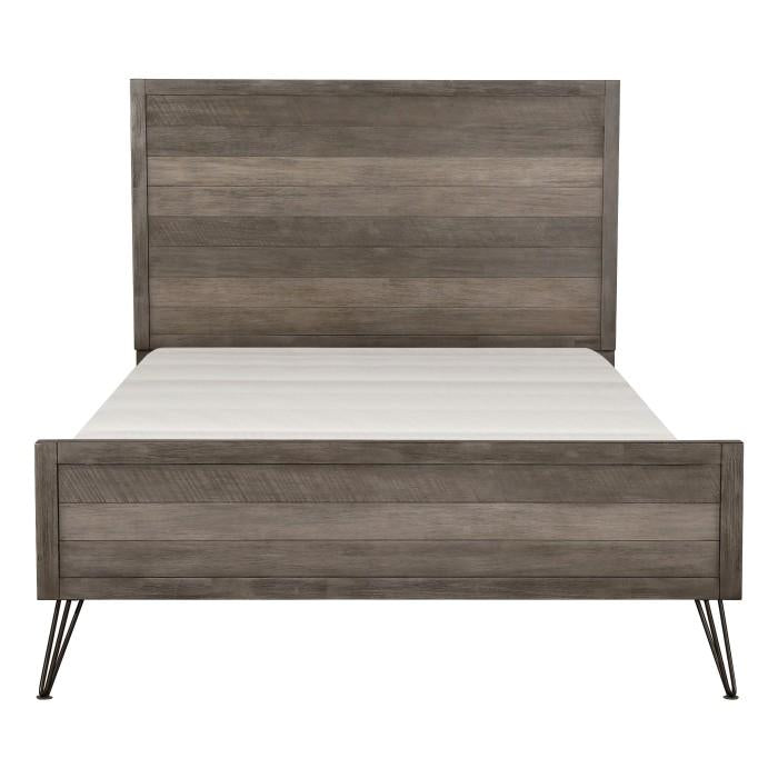 Urbanite Full Panel Bed in Tri-tone Gray 1604F-1 - LasVegasFurnitureOnline.com