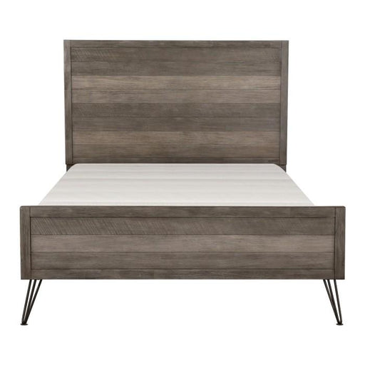 Urbanite Queen Panel Bed in Tri-tone Gray 1604-1 - LasVegasFurnitureOnline.com