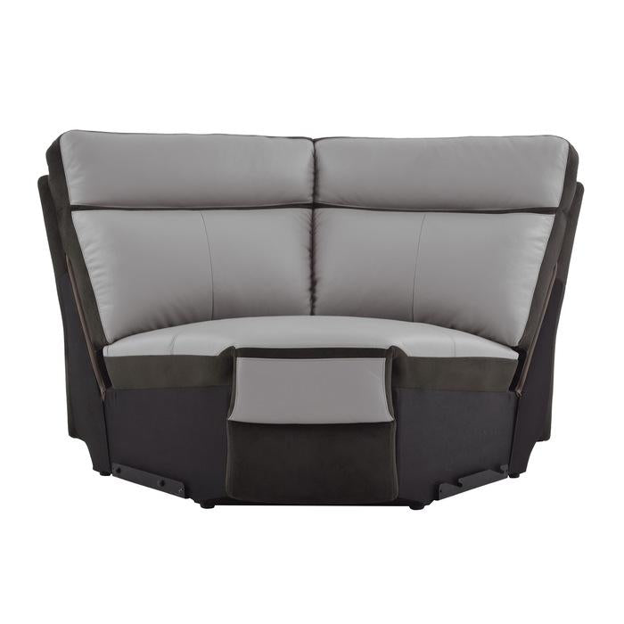 Laertes Corner Seat in Taupe Gray 8318-CR - LasVegasFurnitureOnline.com