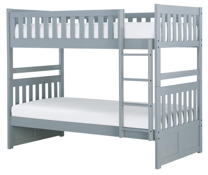 Orion Twin/Twin Bunk Bed in Gray B2063-1 - LasVegasFurnitureOnline.com