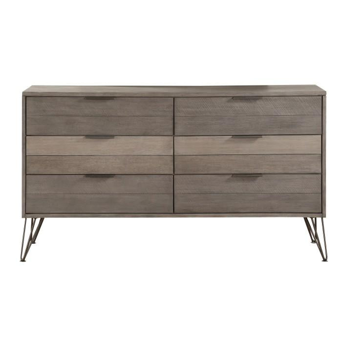 Urbanite Dresser in Tri-tone Gray 1604-5 - LasVegasFurnitureOnline.com