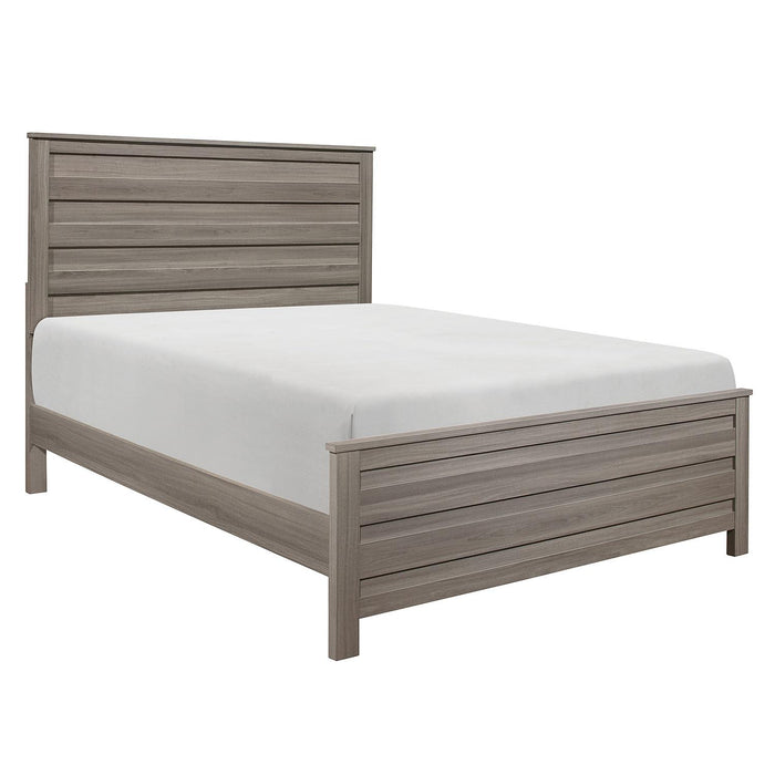 Waldorf Queen Panel Bed in Dark Gray 1902-1 - LasVegasFurnitureOnline.com