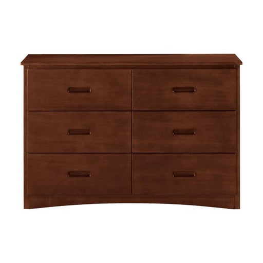 Rowe 6 Drawer Dresser in Dark Cherry B2013DC-5 - LasVegasFurnitureOnline.com