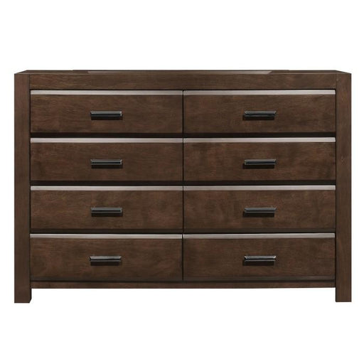 Erwan 8 Drawer Dresser in Dark Walnut 1961-5 - LasVegasFurnitureOnline.com