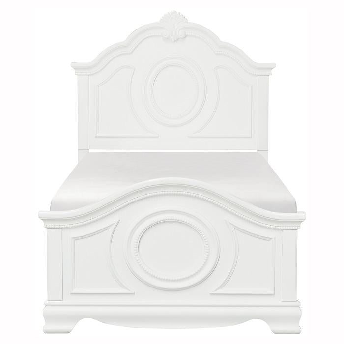 Lucida Full Panel Bed in White 2039FW-1 - LasVegasFurnitureOnline.com