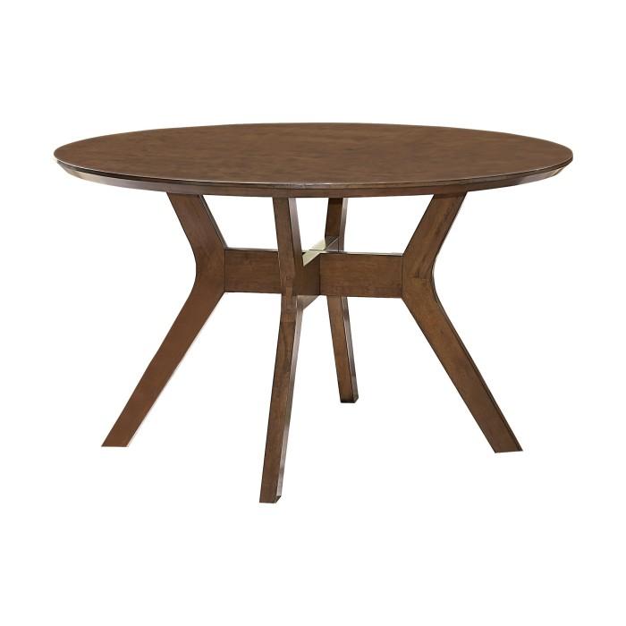 Edam Round Dining Table in Light Oak 5492-52 - LasVegasFurnitureOnline.com