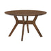 Edam Round Dining Table in Light Oak 5492-52 - LasVegasFurnitureOnline.com