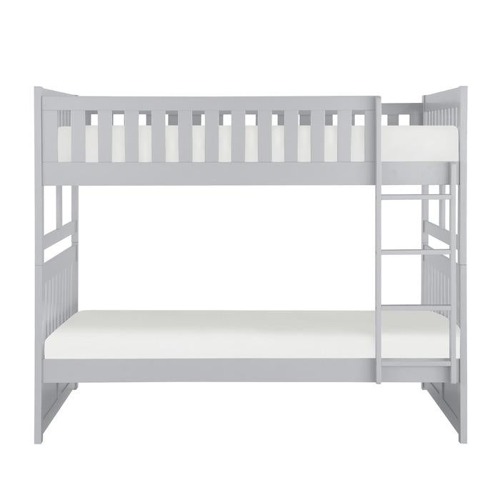 Orion Full/Full Bunk Bed in Gray B2063FF-1 - LasVegasFurnitureOnline.com