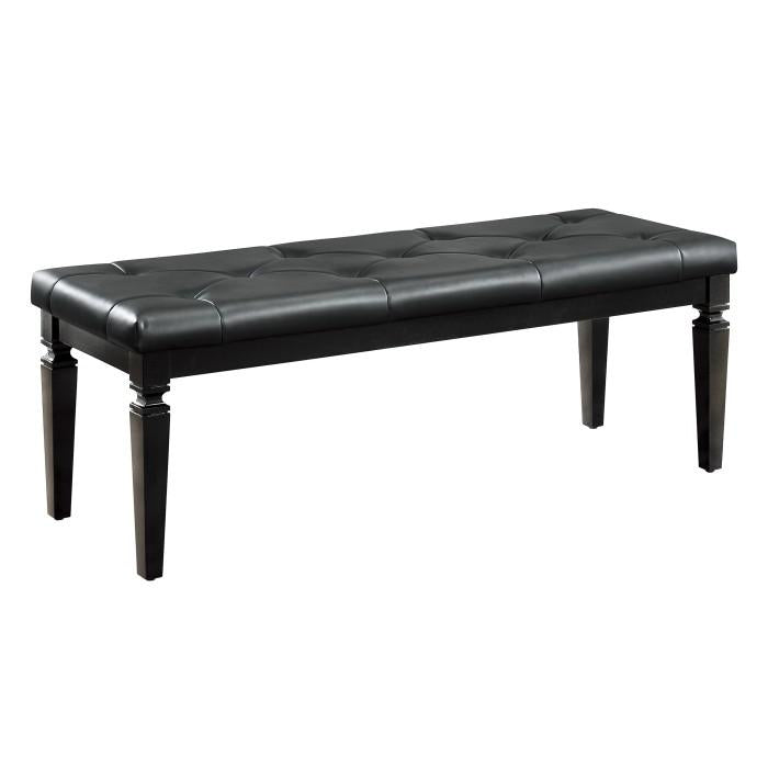 Allura Bed Bench in Black 1916BK-FBH - LasVegasFurnitureOnline.com