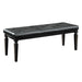 Allura Bed Bench in Black 1916BK-FBH - LasVegasFurnitureOnline.com