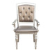 Orsina Arm Chair in Silver (Set of 2) - LasVegasFurnitureOnline.com