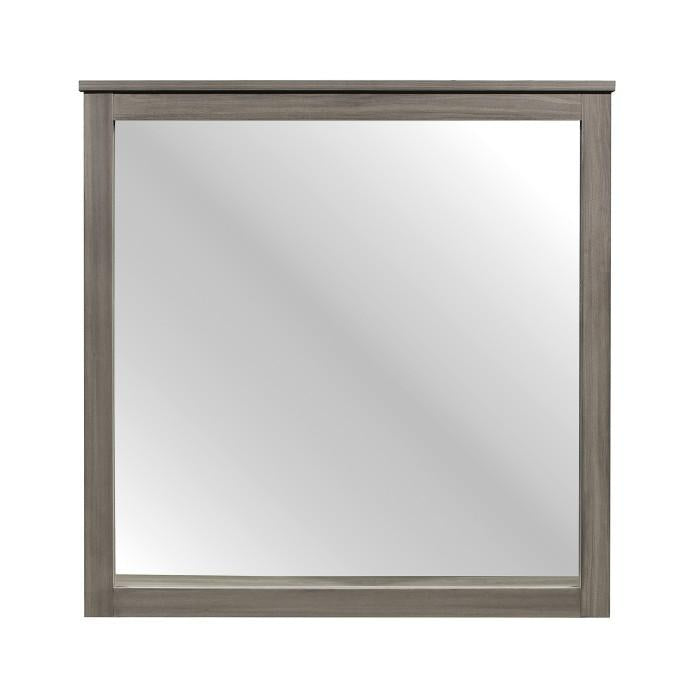 Waldorf Mirror in Dark Gray 1902-6 - LasVegasFurnitureOnline.com