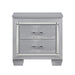 Allura Nightstand in Silver 1916-4 - LasVegasFurnitureOnline.com