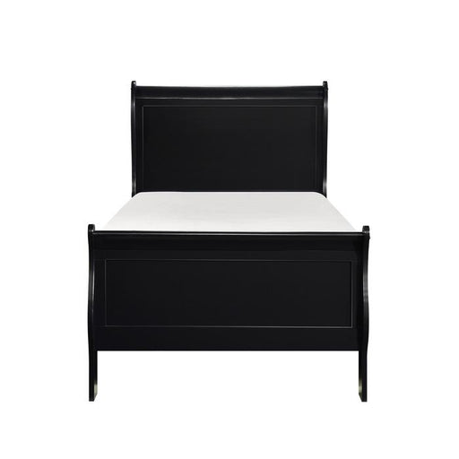 Mayville Twin Sleigh Bed in Black 2147TBK-1 - LasVegasFurnitureOnline.com