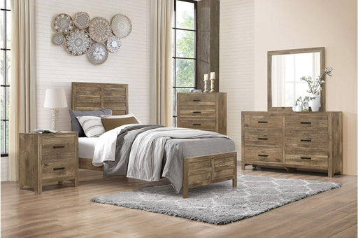 Mandan 6 Drawer Dresser in Weathered Pine 1910-5 - LasVegasFurnitureOnline.com