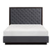 Larchmont Queen Upholstered Platform Bed in Charcoal 5424-1 - LasVegasFurnitureOnline.com