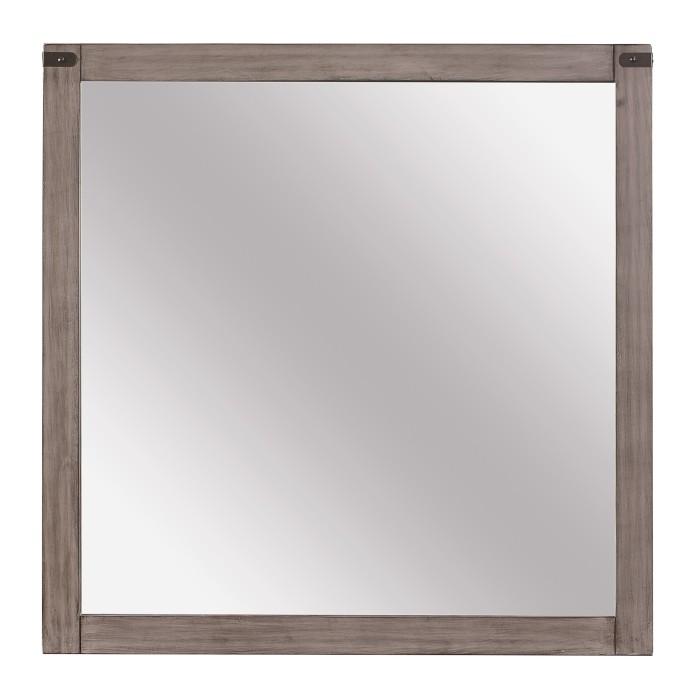 Woodrow Mirror in Gray 2042-6 - LasVegasFurnitureOnline.com