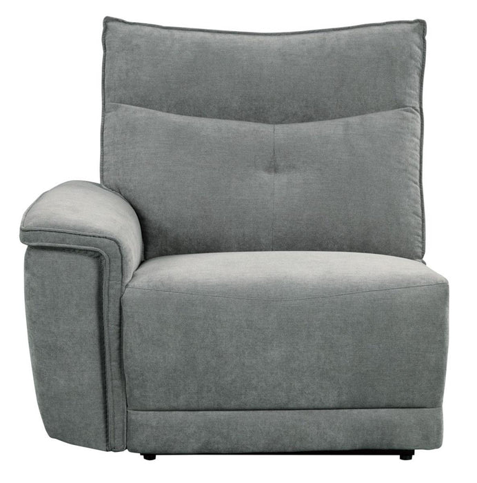 Tesoro Power Double Reclining Sofa w/ Power Headrests in Dark Gray 9509DG-3PWH* - LasVegasFurnitureOnline.com