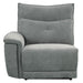 Tesoro Power Double Reclining Sofa w/ Power Headrests in Dark Gray 9509DG-3PWH* - LasVegasFurnitureOnline.com